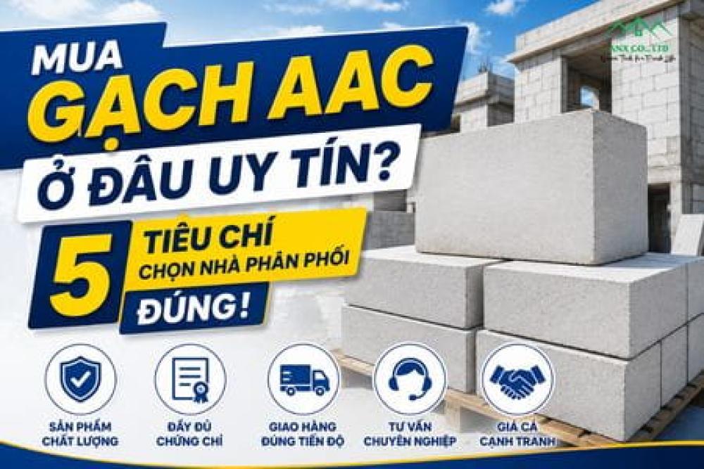 Mua Gạch AAC Ở Đâu Uy Tín? 5 Tiêu Chí Chọn Nhà Phân Phối Đúng