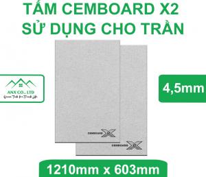 Tấm Cemboard 4mm X2 Sử Dụng Cho Trần Và Vách