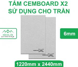 Tấm Cemboard 6mm X2 Sử Dụng Cho Trần Và Vách